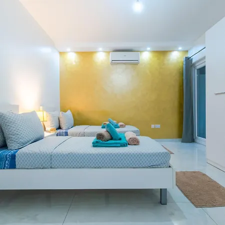 New Spacious 3bdr 2 Bth Bugibba Apartamento *